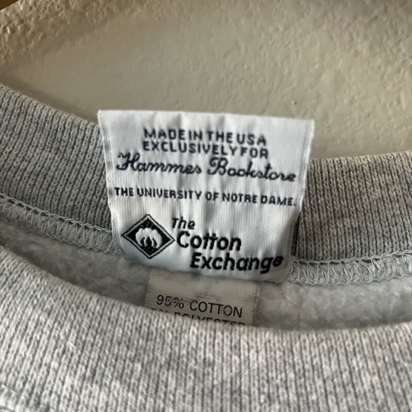 Vintage Notre Dame Sweatshirt Large - Picture 5 of 12